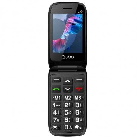 Teléfono Móvil Qubo P-221RD 4G para Personas Mayores Rojo