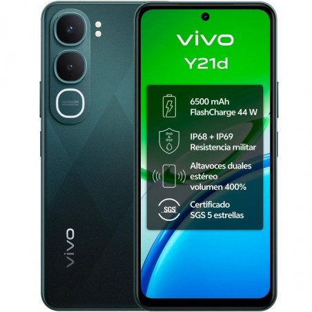 Smartphone Vivo Y21d 4GB 128GB 6.68' Verde